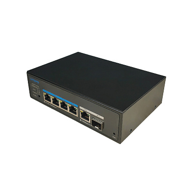 картинка UTEPO UTP6306TS-PSD-PDD Промышленный 4-портовый неуправляемый коммутатор PoE от компании Intant
